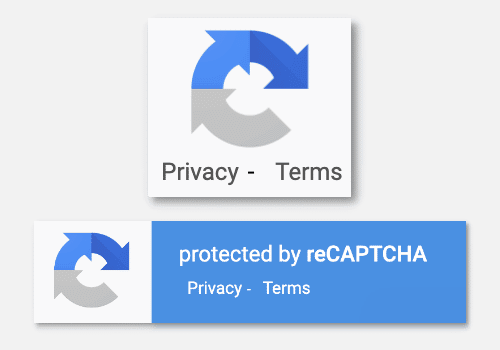 recaptcha v3 バッジ トップ 日本語 ja english